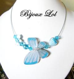 Collier lol papillon
